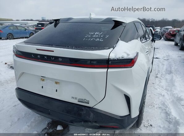 JTJAAAAB9PA011930 2023 LEXUS RZ 450E Белый Задняя правая четверть