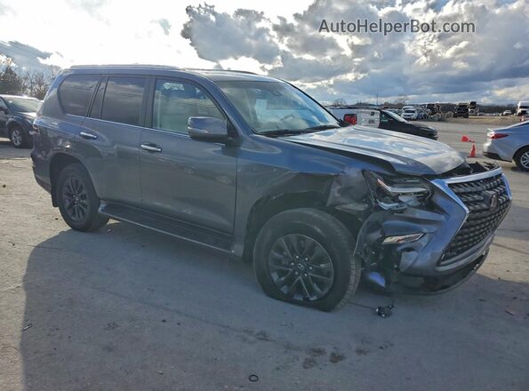 JTJAM7BX1M5296986 2021 LEXUS GX Серый Передняя правая четверть