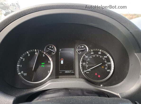 JTJAM7BX9L5267220 2020 LEXUS GX Белый Вид щитка приборов
