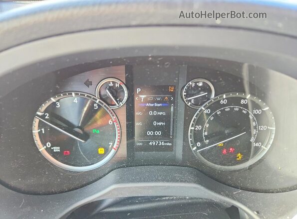 JTJAM7BXXL5246022 2020 LEXUS GX Белый Вид щитка приборов
