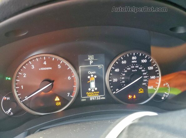 JTJBARBZ0H2103227 2017 LEXUS NX Silver Widok zestawu wskaźników