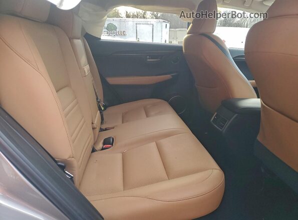 JTJBARBZ0H2103227 2017 LEXUS NX Silver Widok wnętrza z tyłu