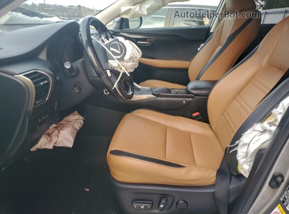 JTJBARBZ0H2103227 2017 LEXUS NX Silver Widok wnętrza z przodu