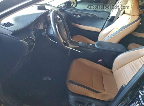 JTJBARBZ2G2085490 2016 LEXUS NX Черный Вид салона спереди