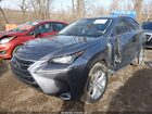 2017 Lexus Nx 200t   Silver vin: JTJBARBZ2H2129859