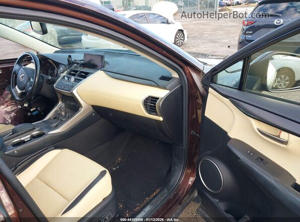 JTJBARBZ3G2061862 2016 LEXUS NX 200T Brown Widok wnętrza z przodu