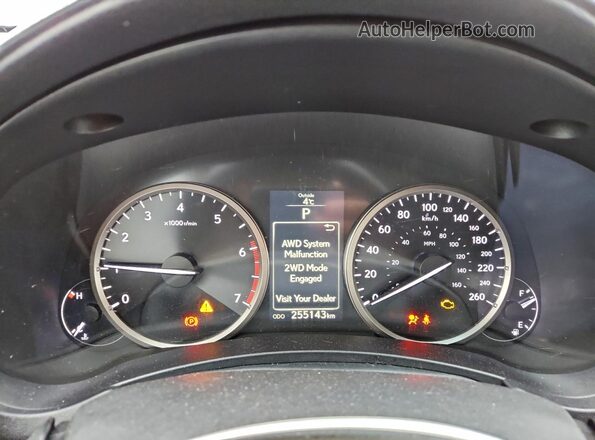 JTJBARBZ3G2071047 2016 LEXUS NX Черный Вид щитка приборов