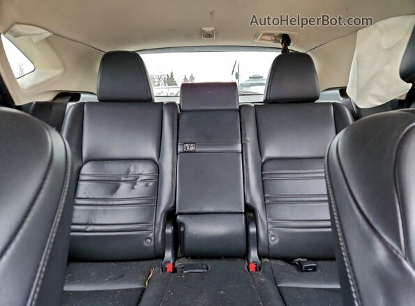 JTJBARBZ3G2071047 2016 LEXUS NX Черный Вид задних сидений