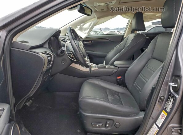JTJBARBZ3J2167249 2018 LEXUS NX Серый Вид салона спереди