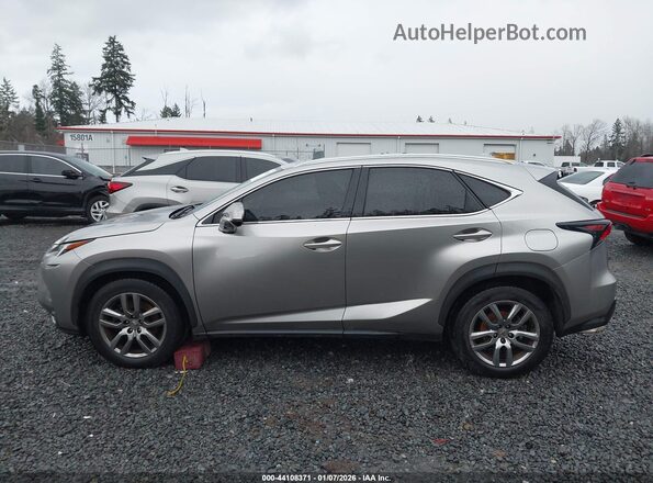 JTJBARBZ4G2060025 2016 LEXUS NX 200T Серый Вид задней части салона
