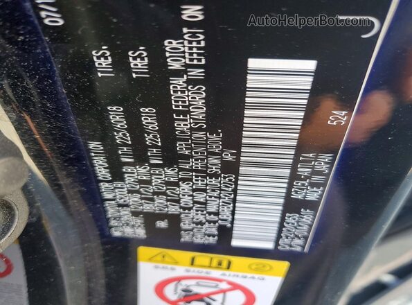 JTJBARBZ7H2142753 2017 LEXUS NX Black Vista de la etiqueta del VIN