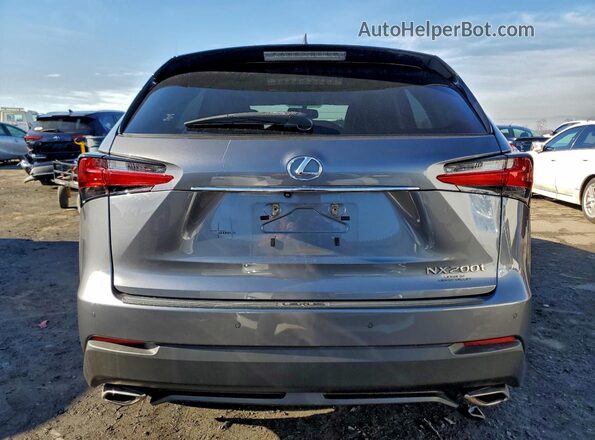 JTJBARBZ8G2087809 2016 LEXUS NX Серый Вид сзади