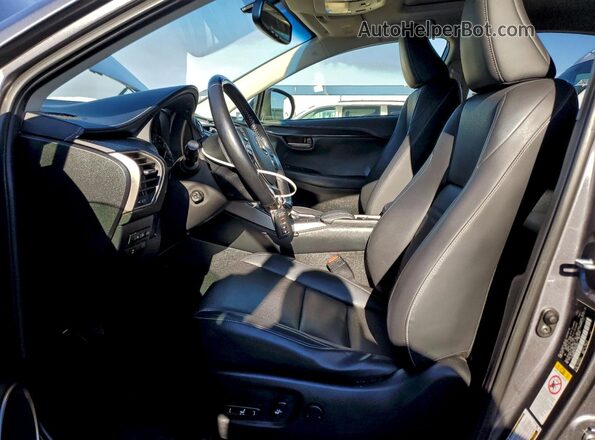 JTJBARBZ8G2087809 2016 LEXUS NX Серый Вид салона спереди