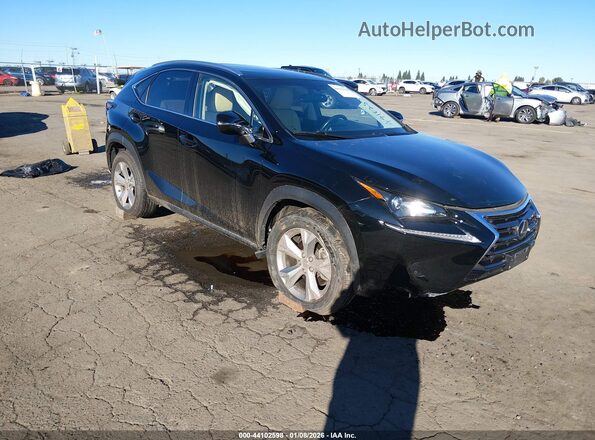JTJBARBZ8H2097743 2017 LEXUS NX 200T Черный Передняя правая четверть