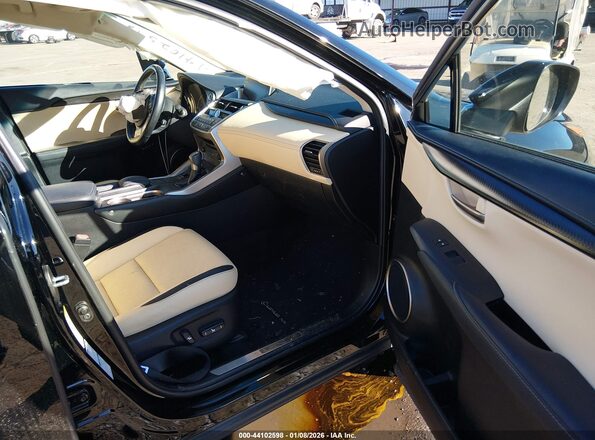 JTJBARBZ8H2097743 2017 LEXUS NX 200T Черный Вид салона спереди