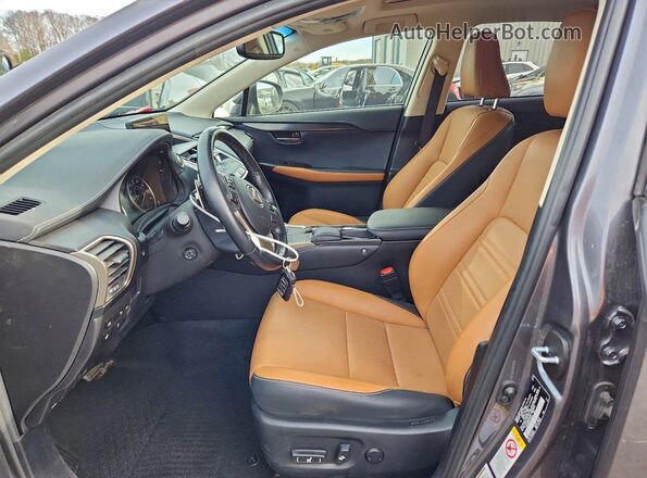 JTJBARBZ8K2186929 2019 LEXUS NX Серый Вид салона спереди