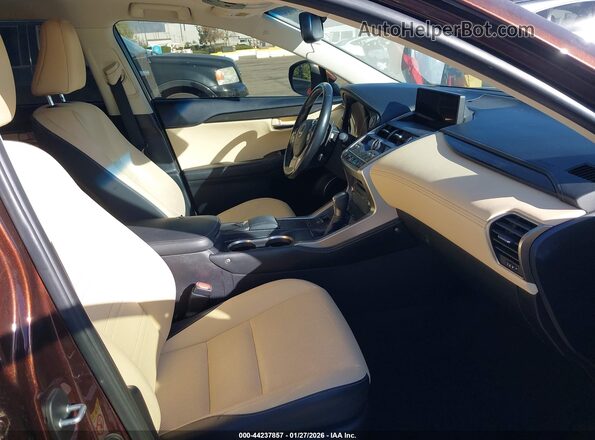 JTJBARBZXK2215542 2019 LEXUS NX 300 Brown Widok wnętrza z przodu