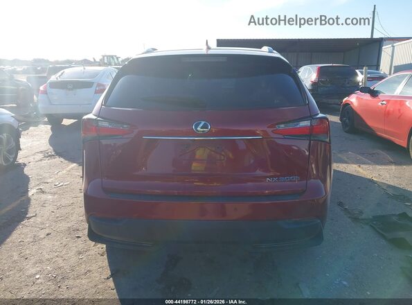 JTJBJRBZ3H2062396 2017 LEXUS NX 300H Красный 