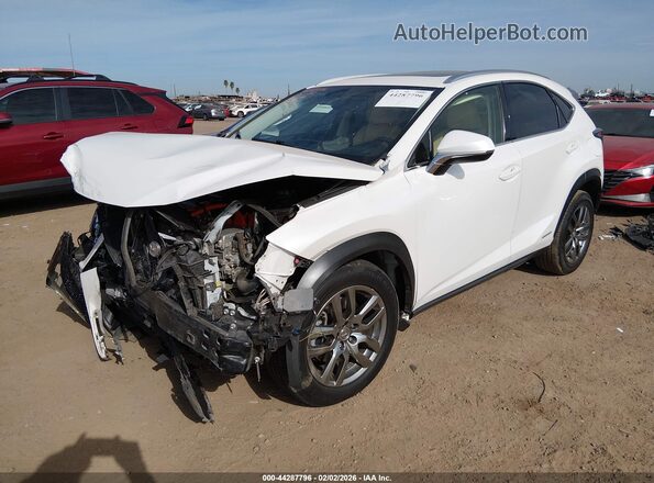 JTJBJRBZ6G2035305 2016 LEXUS NX 300H White Передня ліва чверть