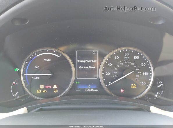 JTJBJRBZ8K2114029 2019 LEXUS NX 300H Серебряный Вид задних сидений