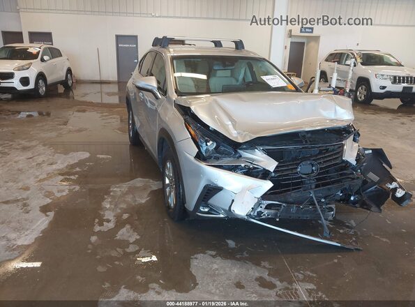 JTJBJRBZ8K2114029 2019 LEXUS NX 300H Серебряный Передняя правая четверть