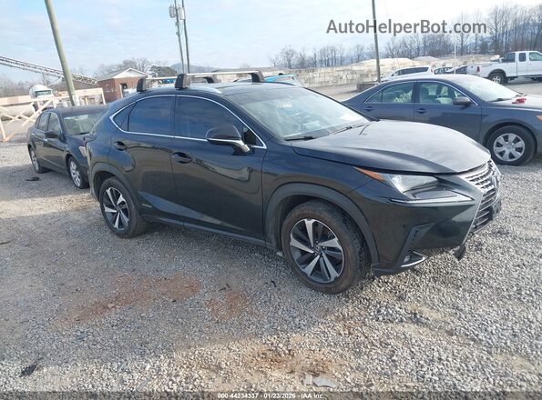 JTJBJRBZXK2100956 2019 LEXUS NX 300H Черный Передняя правая четверть