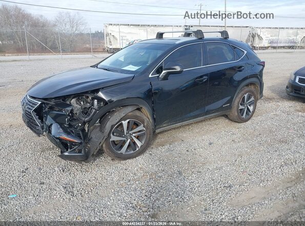 JTJBJRBZXK2100956 2019 LEXUS NX 300H Черный Передняя левая четверть