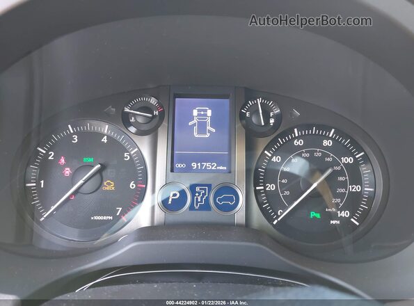 JTJBM7FX3G5126647 2016 LEXUS GX 460 Белый Вид задних сидений