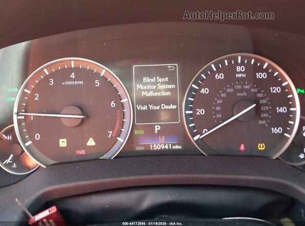 JTJBZMCA0G2000392 2016 LEXUS RX 350 Red Vista de los asientos traseros