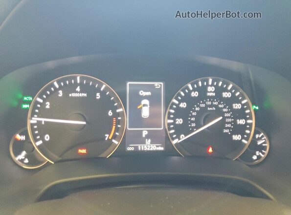 JTJBZMCA2G2003200 2016 LEXUS RX Silver Widok zestawu wskaźników