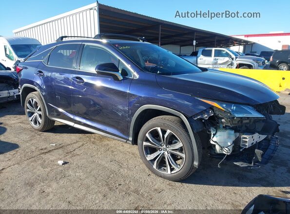 JTJBZMCA9K2039880 2019 LEXUS RX 350 Dark Blue Передняя правая четверть