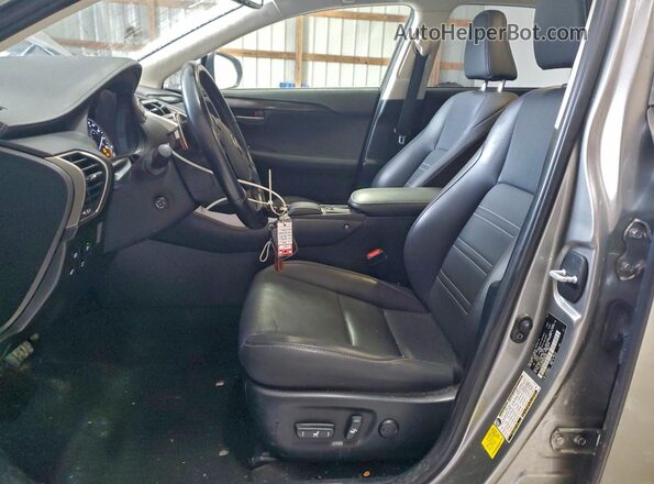 JTJDARDZ4M2260453 2021 LEXUS NX Gray Widok wnętrza z przodu