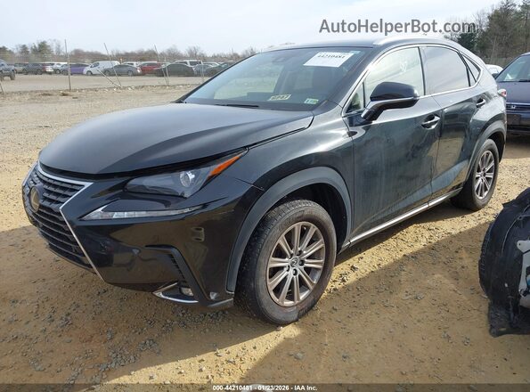 JTJDARDZ6L2222852 2020 LEXUS NX 300 Black წინა მარცხენა ხედი სამი მეოთხედიდან
