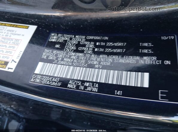 JTJDARDZ6L5010354 2020 LEXUS NX 300 Black Widok komory silnika