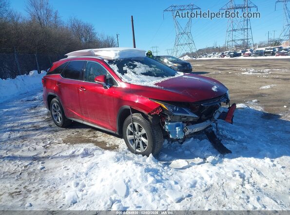 JTJDZKCA5K2015072 2019 LEXUS RX 350L Красный Передняя правая четверть