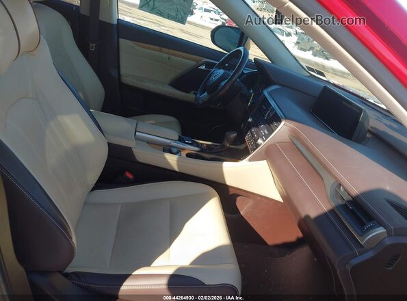 JTJDZKCA5K2015072 2019 LEXUS RX 350L Красный Вид салона спереди