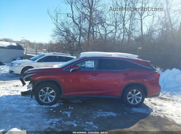 JTJDZKCA5K2015072 2019 LEXUS RX 350L Красный Панорамный вид салона 360°