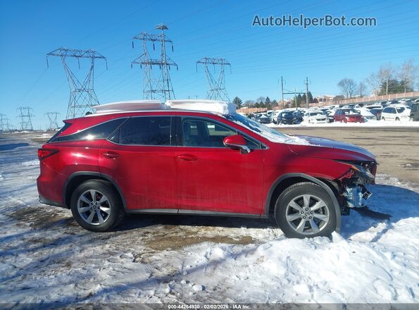 JTJDZKCA5K2015072 2019 LEXUS RX 350L Красный Вид задней части салона