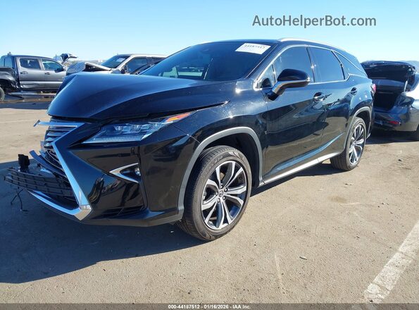 JTJDZKCA6J2011630 2018 LEXUS RX 350L Черный Передняя левая четверть