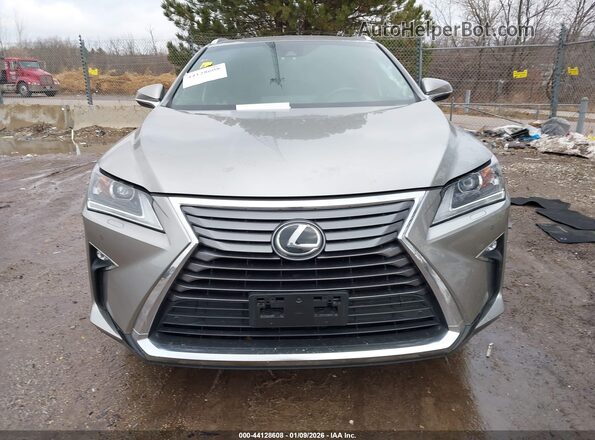 JTJDZKCA8K2018726 2019 LEXUS RX 350L Silver Widok zestawu wskaźników