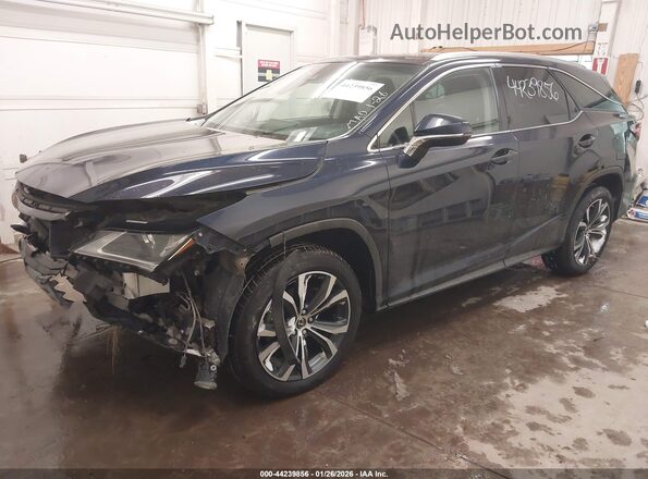 JTJDZKCA9J2010052 2018 LEXUS RX 350L Dark Blue Przód lewy