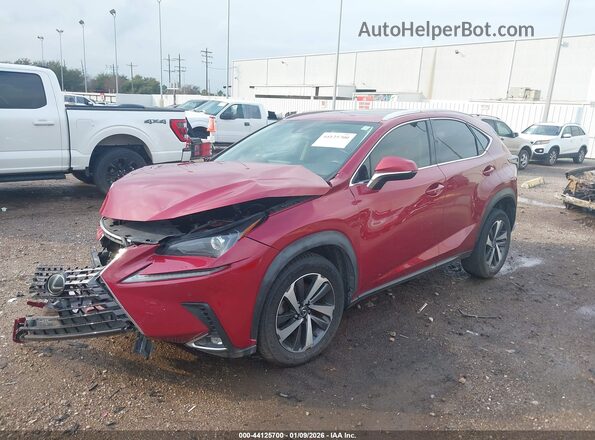 JTJGARBZ0L2158968 2020 LEXUS NX 300 Красный Передняя левая четверть