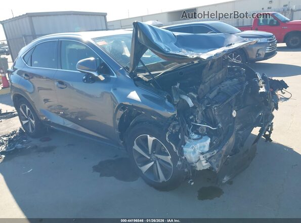 JTJGARDZ1M2236785 2021 LEXUS NX 300 Серый Передняя правая четверть