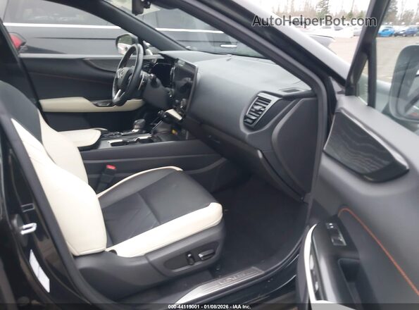 JTJHKCFZ2N2003401 2022 LEXUS NX 450H+ Black Widok wnętrza z przodu