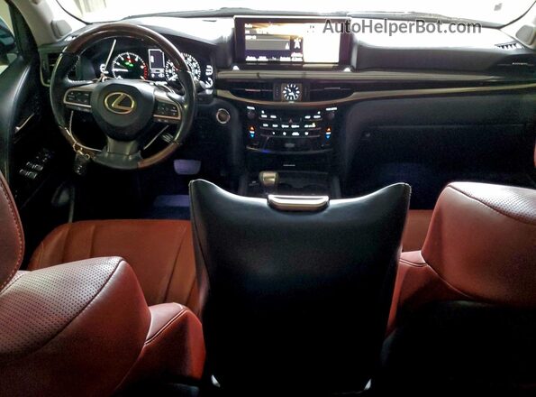 JTJHY7AX0G4188907 2016 LEXUS LX White Widok deski rozdzielczej
