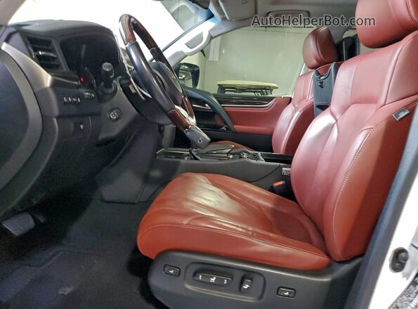 JTJHY7AX0G4188907 2016 LEXUS LX White Widok wnętrza z przodu