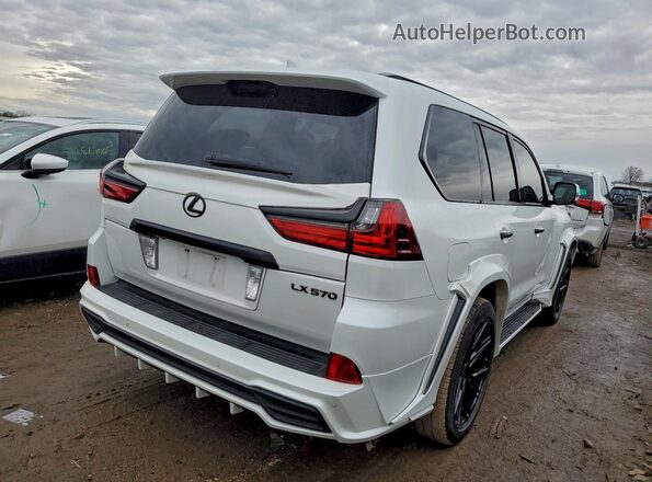 JTJHY7AX0H4239209 2017 LEXUS LX Белый Задняя правая четверть