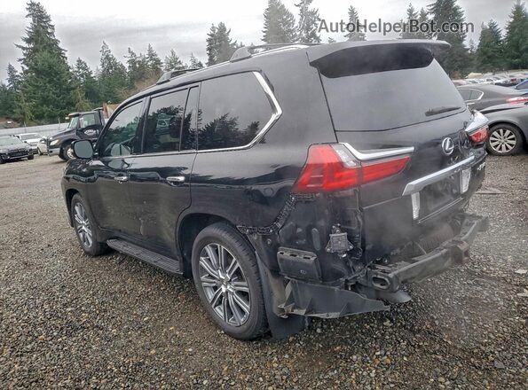 JTJHY7AX0H4242837 2017 LEXUS LX Черный Задняя левая четверть