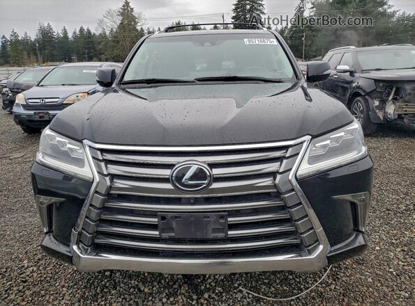 JTJHY7AX0H4242837 2017 LEXUS LX Черный Вид спереди