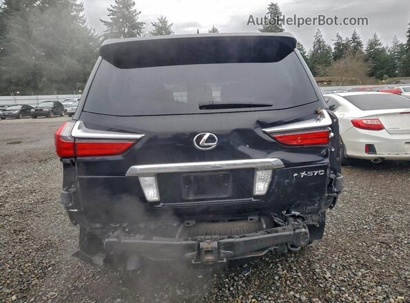 JTJHY7AX0H4242837 2017 LEXUS LX Черный Вид сзади